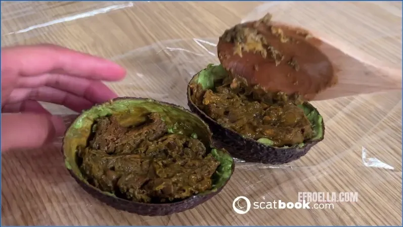 Avocado Refill, Farting and Pissing - scat porn video at ScatSlave.net
