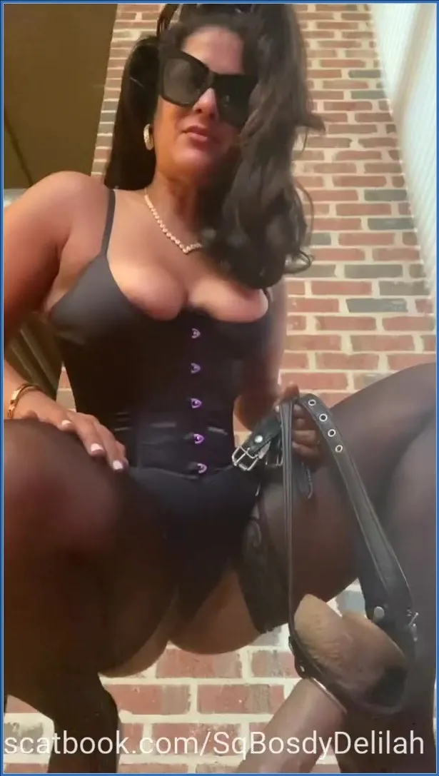 Anal Domination with Bossy Delilah: BOSSY DELILAH FINDOM SISSY TOILET DOMINATION - scat porn video at ScatSlave.net