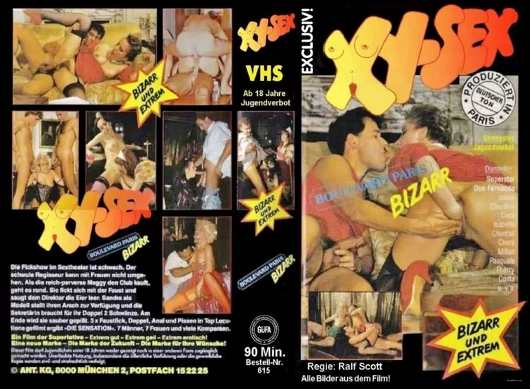 XY - Sex: (Claudine (Claudine St Jacques); Cecil; Isabelle (Isabelle Allay); Chantall; Cherill (Cheryl); Millen; Pasquale; Therry; Costa) - Boulevard Paris Bizarr [DVDRip] (603.4 MB)