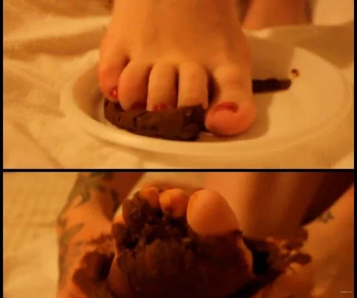Melania - My sweet shitty feet and nasty footjob [FullHD 1080p / 148 MB]