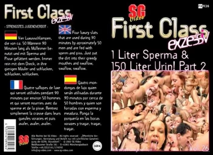 First Class #26 - 1 Liter Sperma & 150 Liter Urin Part 2 [DVDRip / 980.4 MB]