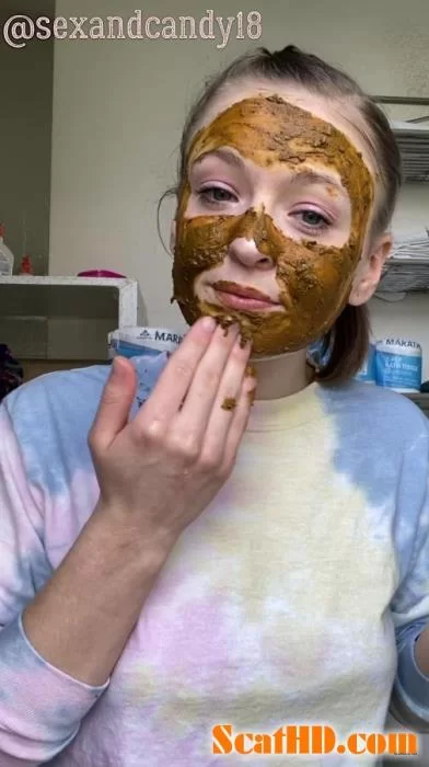 sexandcandy18 - Teen’s first diaper fill + face mask! [UltraHD 2K / 1.06 GB]