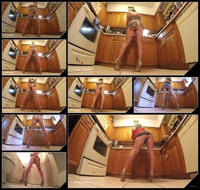 TattyDirtyPoo - Leggy girl shitting standing [FullHD 1080p / 1.12 GB]