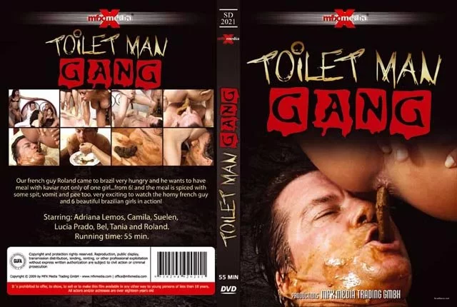 Adriana, Camila, Bel, Tania and Roland - [SD-2021] - Toilet Man Gang [SD / Piss, Scat]