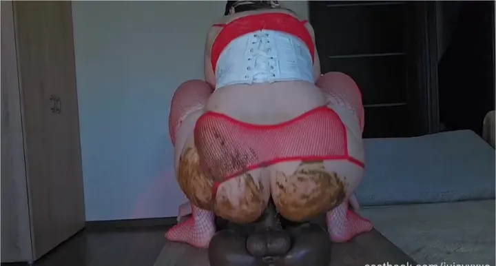 Dirty Anal in Red - USA Scat Fetish - scat porn video at ScatSlave.net