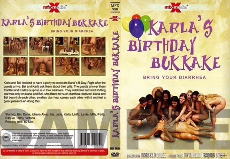 MFX Media: (Karla, Bel) - Karla's Birthday Bukakke - Bring Your Diarrhea [DVDRip] (446.2 MB)