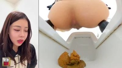 JG-563: (WC) - Self filmed defecation videos a camera placed directly under the anus Part-6 [FullHD 1080p] (Teen, Solo)