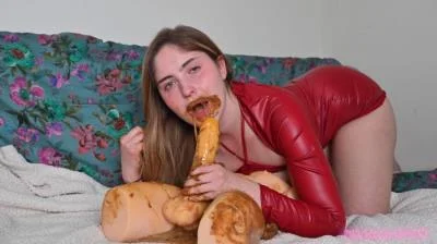 HARD SEX: (Shitty Blowjob) - I eat my shit and puke on your cock after getting my ass full of shit fucked [UltraHD 4K] (Toy, Eat)