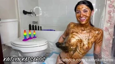 Scatbook: (Kaitlyn Katsaros) - Custom Scat Video [FullHD 1080p] (Solo, Toys)