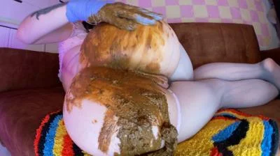 Defecation: (Sweet Betty Parlour) - My BIGGEST LOAD EVER [FullHD 1080p] (Solo, New scat)