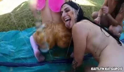 Scathd () - Kaitlyn Katsaros, Miss Demeanor, Raven Maddoxx, and Raven Vice - 9 Girl Scat Orgy [HD 720p] (Fart, Scat)
