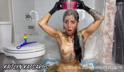 Scatbook: (Kaitlyn Katsaros) - Shitting Toys [HD 720p] (Spit, Piss)