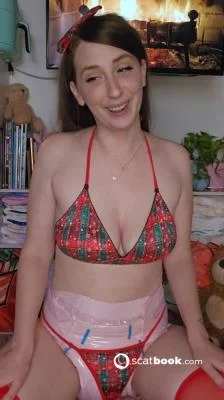 Scatbook: (Princess Baby Luna) - Merry in Diaper [UltraHD 2K] (Teen, Panty)