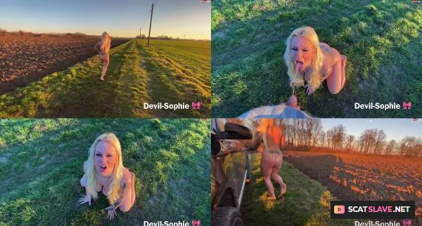 Devil Sophie - Jogging please donate your warm piss to me - until the boobs wiggle with devil-sophie [FullHD 1080p / 87.69 MB]