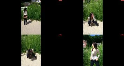 Young-Devotion - Public Natursekt am Blankenese Strand Hamburg 02 07 14 [Full HD / Toys, Amateur]