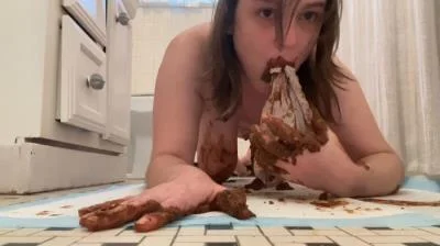 Eat Shit: (Layla Lee) - Messy panties, messy girl [FullHD 1080p] (Smearing, Panty Scat)