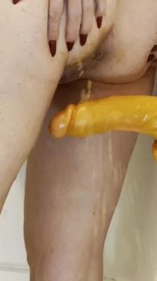 Homemade Scat: (FreckledRED) - Enema in the Shower [HD 720p] (Solo, Defecation)
