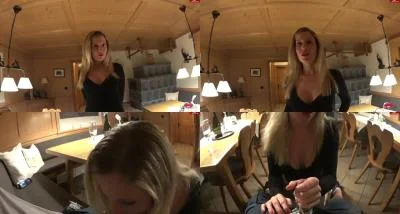 MISSMIA - Sperma-Drink für die Kellnerin [[ull HD / MILF, Blowjob]