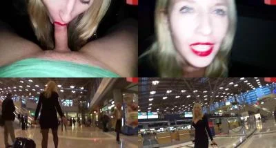 MISSMIA - Spermawalk am Flughafen [Full HD / Amateur, Pissing]