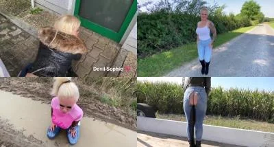 Devil Sophie - Best of Jeans - So geil wars 2020 - Fick s Fetz Spermaarsch Jeansfickloecher bis d [FullHD 1080p / Exhibition, Big tits]