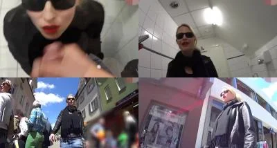 MISSMIA - Spermawalk mit Hilfe public [HD / Anal, Public]