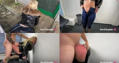 Devil Sophie - Street Jeans Bitch - Use me as you want - I want a sperm jeans ass with SteffiBlond  MydirtyHobby [FullHD 1080p / Blowjob, Fingering]