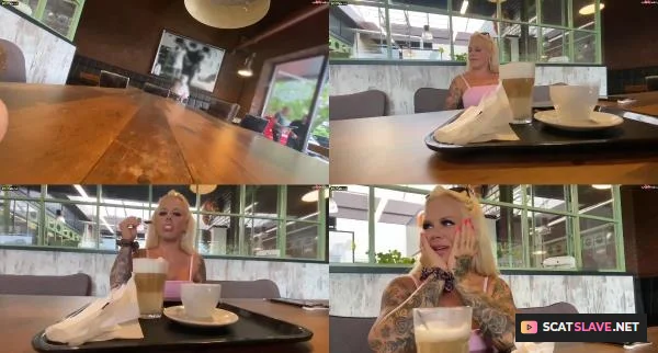 Devil Sophie - Heftig und versaut im Cafe gespritzt - Dreist vor der Poli [FullHD 1080p / 180.34 MB]