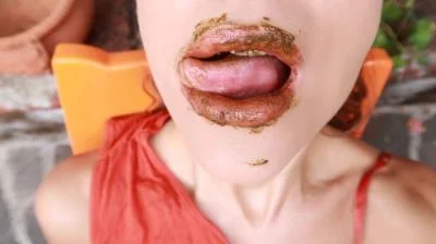 Scatting: (Sabrina Dacos) - Quite a Mouthful [FullHD 1080p] (Defecation, Pooping)