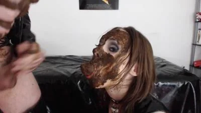Hard Scat: (Jessica) - Fucked hard with a scat-stuffed mouth eat shit [FullHD 1080p] (Domination, Blowjob)