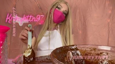 Defecation: (KnkyKttn97) - Kinky Bakery [HD 720p] (Solo, Dildo)
