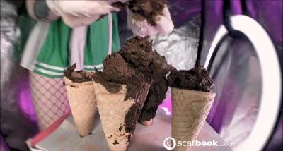 Fan with  unusual  ice cream [FullHD 1080p / Kaviar, Anal]