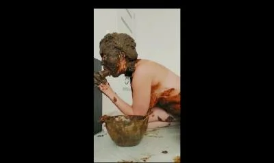 Shitty Head 2 (with 10 loads) selfie video [HD 720p / Eat shit, Piss]