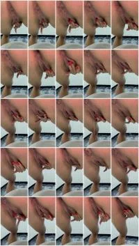 Scatbook (Rosemia) - In The Office Bath [SD] (14.4 MB) - ScatSlave