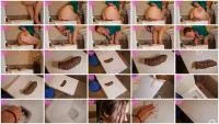 Scatbook (Kitty Skatt) - Huge Urgent Toilet Lid Log [FullHD 1080p] (362 MB) - ScatSlave