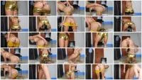 Scatbook (Miss Anja) - SUPER MESSY FARTING BIG BAG ENEMAS IN SHINY TINY BOTTOM [FullHD 1080p] (779 MB) - ScatSlave