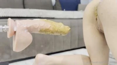 Scatbook (Rosemia) - Things Got Messy At The End Of My Anal Session [FullHD 1080p] (Solo, Fucking Machine)