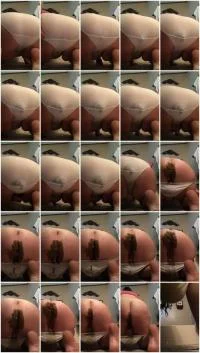 Scatshop (Allura) - Cute Big Booty Panty Poop [SD] (518 MB) - ScatSlave
