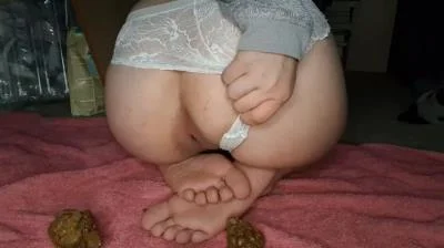 Scatbook (XO Bunny) - Dirty Panties [HD 720p] (Defecation, Solo)