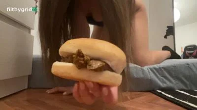 Pooping: (HarleeReed28) - Are You Ready For My Delicious Scatburgers? [FullHD 1080p] (Eat Shit, Defecation)