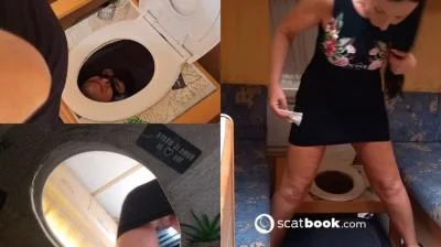 Scatbook (Mistress Luciana) - Das Toilettenmaul [HD 720p] (Kaviar, Rubber)