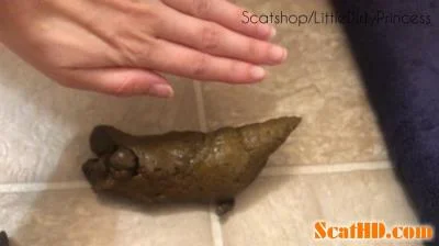 LittleDirtyPrincess - Urgent shit plops on the floor [FullHD 1080p / Kaviar Scat, Desperation]