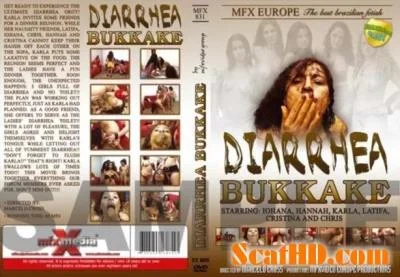 Chris, Hannah, Iohana Alvez, Karla - Diarrhea Bukkake [DVDRip / Faceshitting, Shit Swallowing]