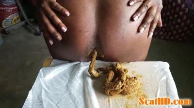 Ebony Princess - Hard Working Day [FullHD 1080p / IR, Poop]
