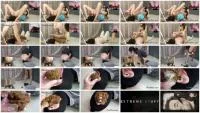 Alina - Comfortable feeding of the toilet slave - Alina pooping after university [HD 720p / 613 MB] - ScatSlave