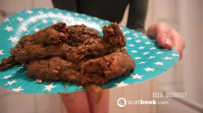 Scatbook (Ella Dearest aka Efro Ella) - Eat Shit Or Else [FullHD 1080p] (Defecation, Solo)