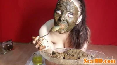 Lina - Lina scat young swallowing shit [FullHD 1080p / Defecation, Eating]