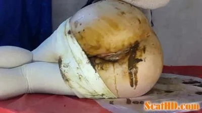 Anna Coprofield - White Pants [FullHD 1080p / Defecation, Solo]