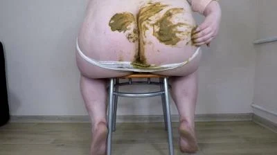 ScatShop - White Panty Poop Desperation [2K Ultra HD] 882 MB