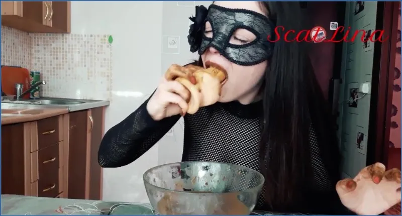 ScatLina - Soup With Shit - scat porn video at ScatSlave.net
