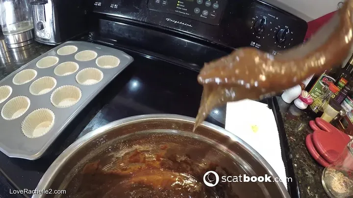 Love Rachelle Bakes Kaviar Poop Brownies for Curious Scat Enthusiasts - related scat video at ScatSlave